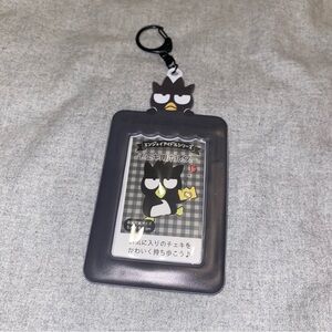 Sanrio Card Holder Keychain - Badtzmaru